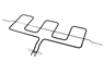 Stoves, Caple, DeLonghi, Elba, Kenwood & New World 082625843 Genuine Top Oven 2200W Grill Element
