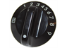 Rangemaster, Falcon, Flavel & Leisure P026676 Genuine Black Thermostat Control Knob