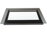 Silver and Black Main Oven Door for Beko Appliances