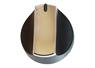 KNOB st rich blk/chr 