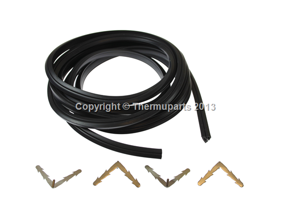 UNIVERSAL OVEN DOOR SEAL 4 Sided Square Corner Gasket with Clips & Instruction 