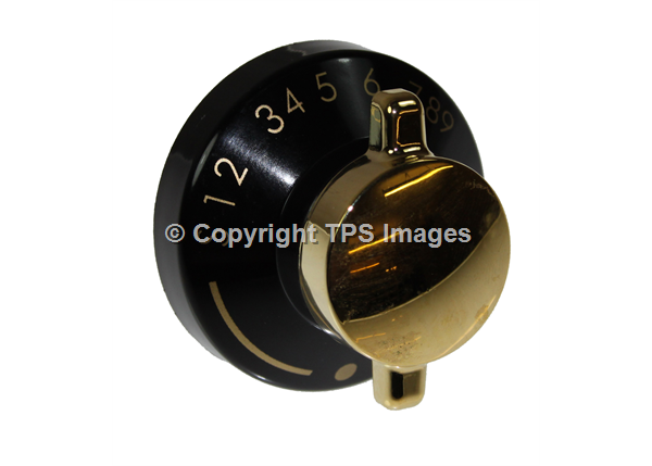 Stoves & Diplomat Genuine Brass Oven & Grill Control Knob